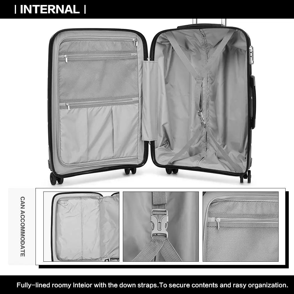 avec serrure TSA et fermetures éclair YKK valise