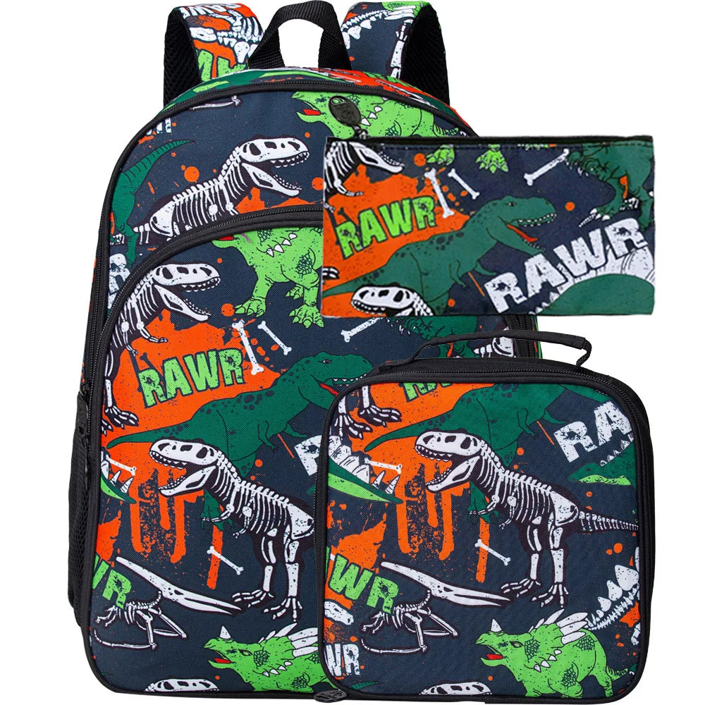 cartable pour enfants avec boîte à lunch