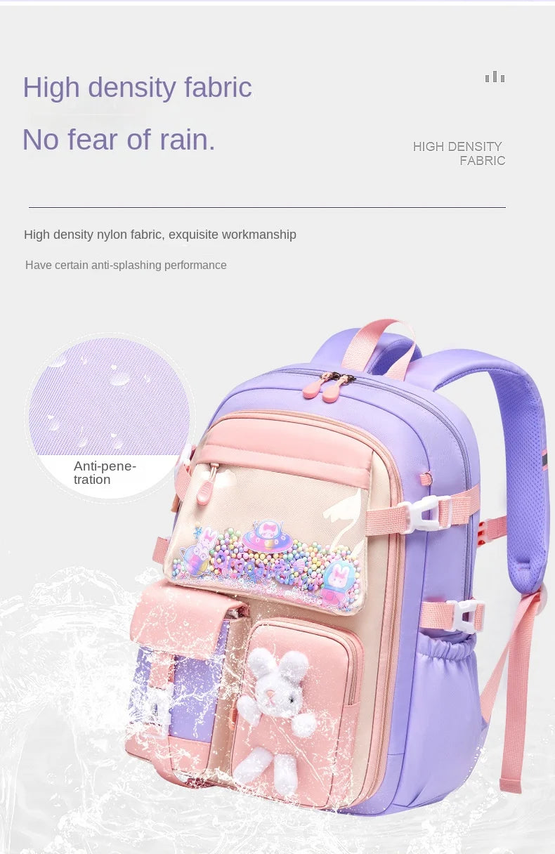 Sac à Dos de Voyage Coloré pour Fille, Cartable d'École Primaire, observateur Kawaii, Sacs Imperméables, Cadeaux Mochilas, 2025, étanche