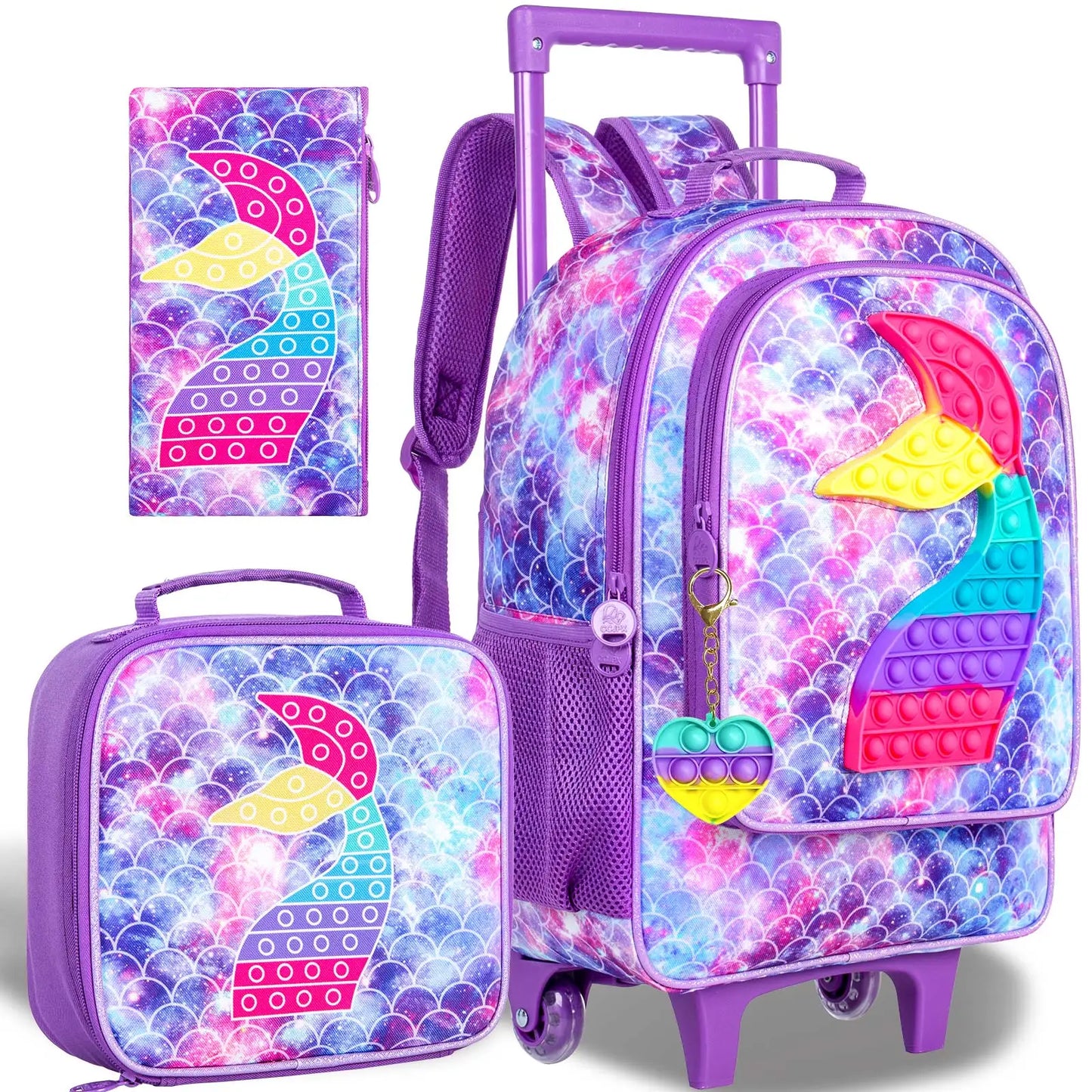 sac d'école mermaid