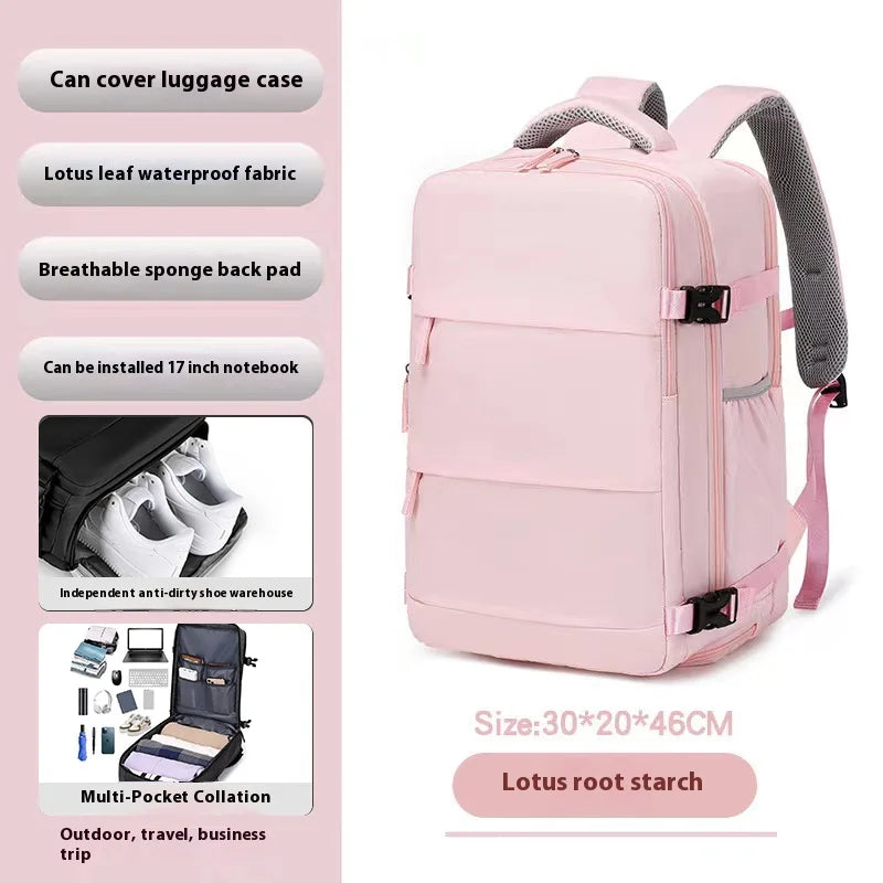 sac à dos rose pour ordinateur portable