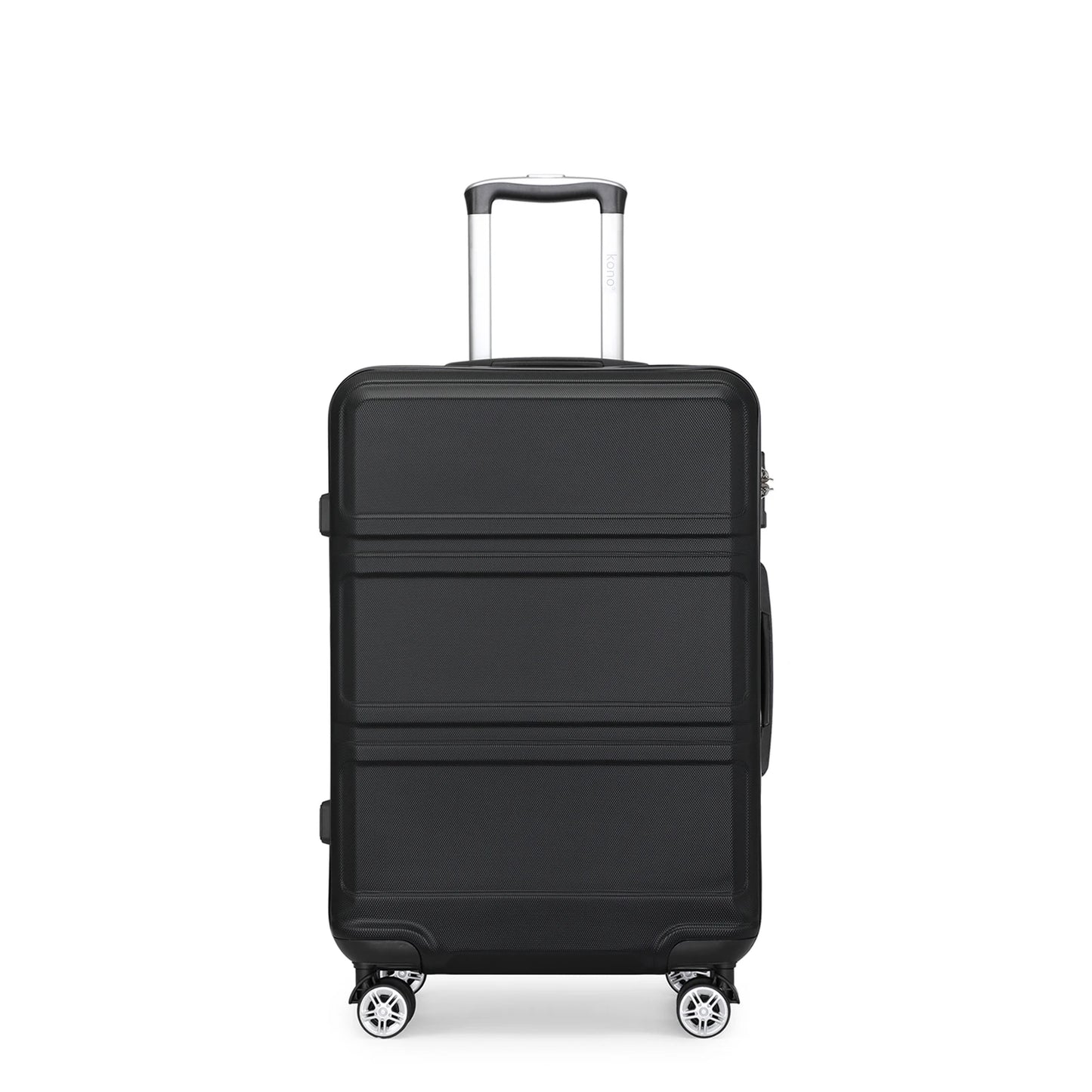 Grande Valise Hardshell Légère, Valise Trolley payée ity L, 4 Roues Jumelles, Serrure TSA, Matériau ABS