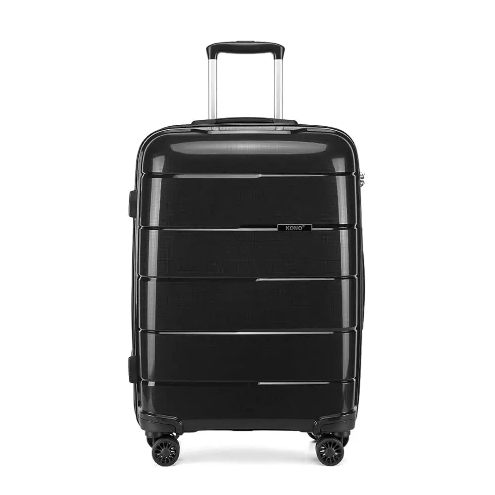 Valise en matériau PP, M, L, XL, 4 rouleaux