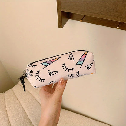 4 pièces ensemble retour à l'école grande capacité sac à dos & sac à main et trousse à crayons décontracté mode sac à dos dessin animé motif impression pour l'école