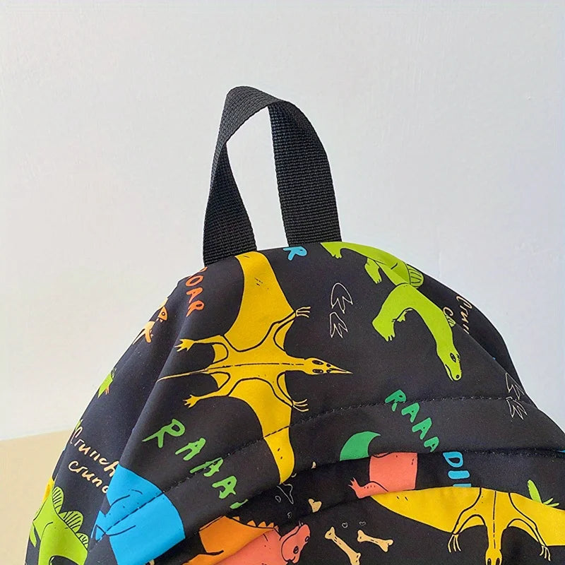 4 pièces ensemble retour à l'école grande capacité sac à dos & sac à main et trousse à crayons décontracté mode sac à dos dessin animé motif impression pour l'école