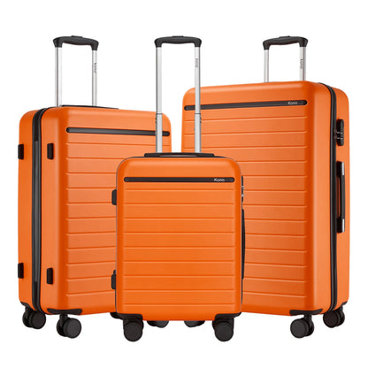 Ensemble de bagages de voyage, avec roulettes doubles et poignée télescopique