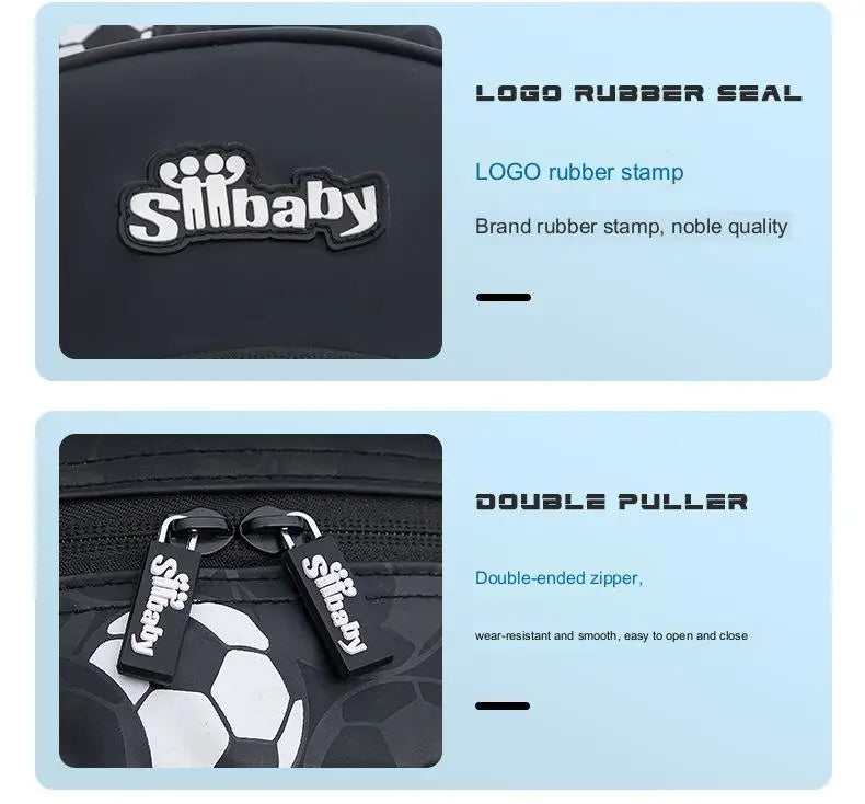 Cartable léger de football pour enfants, sacs d'école de voyage pour adolescent