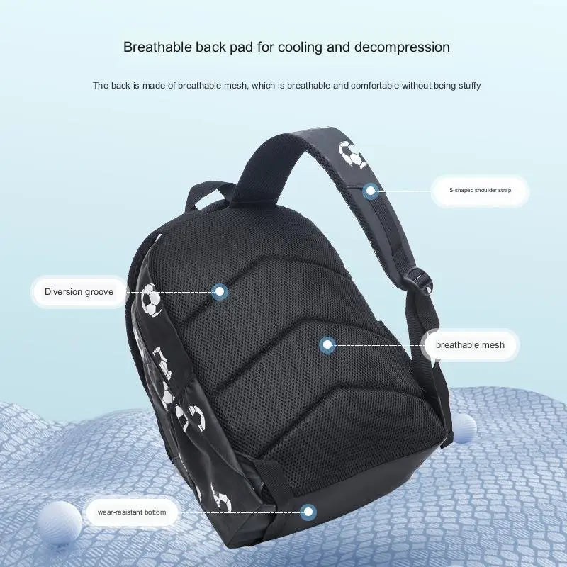Cartable léger de football pour enfants, sacs d'école de voyage pour adolescent