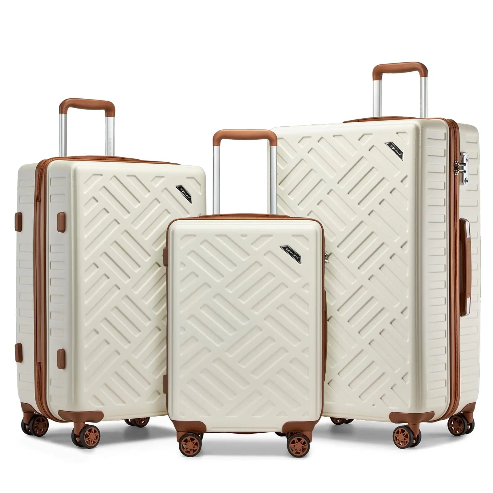 Ensemble de bagages 3 pièces haut de gamme en PC