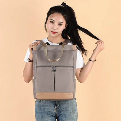 Grand sac à dos Oxford imperméable pour femme, cartable tendance pour adolescentes, voyage et week-end, nouveau,