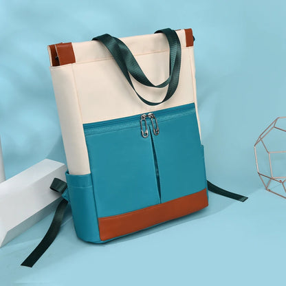 Grand sac à dos Oxford imperméable pour femme, cartable tendance pour adolescentes, voyage et week-end, nouveau,