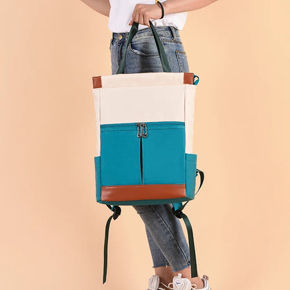 Grand sac à dos Oxford imperméable pour femme, cartable tendance pour adolescentes, voyage et week-end, nouveau,