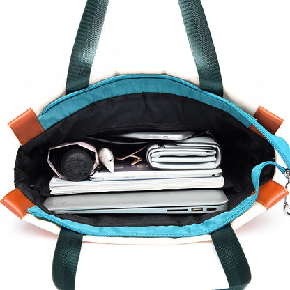 Grand sac à dos Oxford imperméable pour femme, cartable tendance pour adolescentes, voyage et week-end, nouveau, intérieure