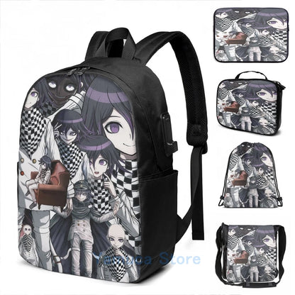 Kokichi Zone humorous graphic print backpack