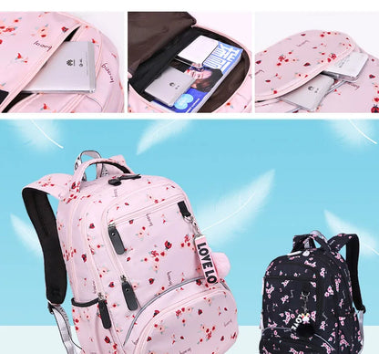 Large school backpack for teenage girls