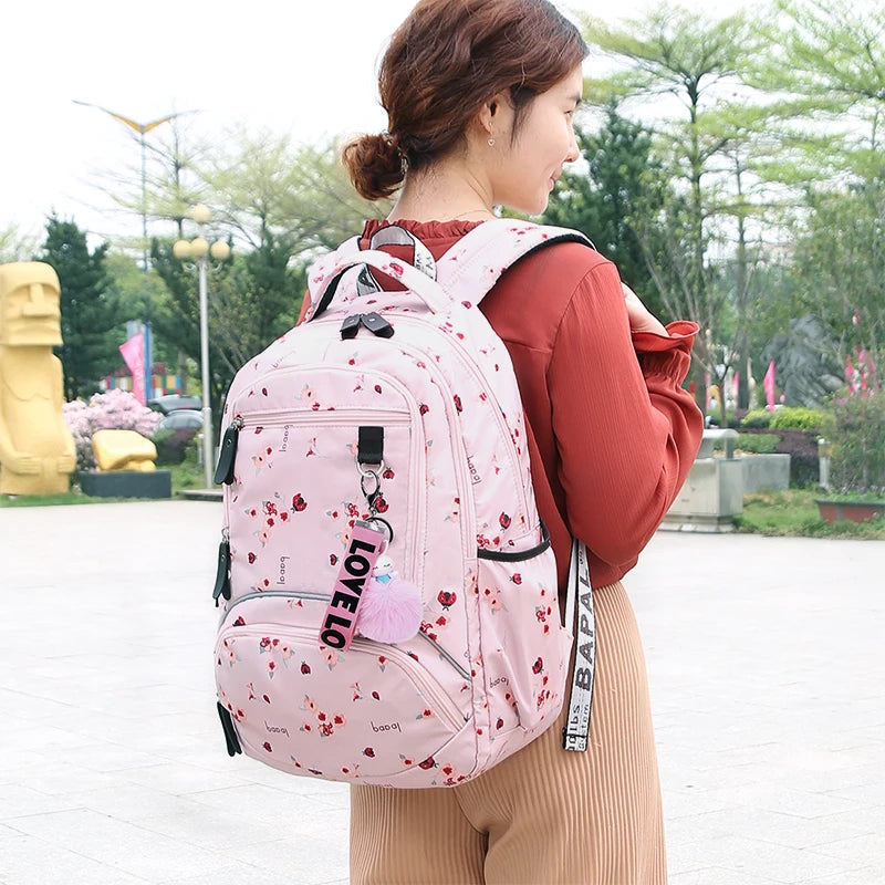 Large school backpack for teenage girls