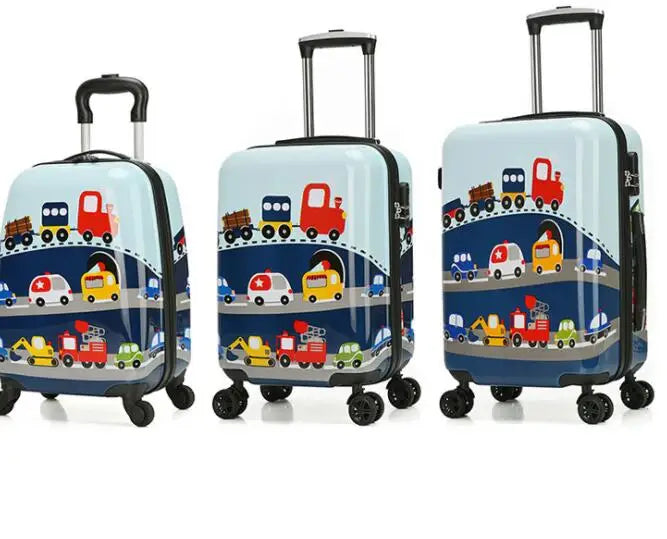 Valise Spinner pour enfants, bagages à main pour enfants, sacs de voyage à roulettes pour filles, bagages à roulettes pour garçons