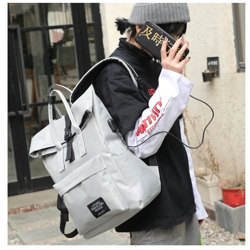 Roll Canvas Backpack