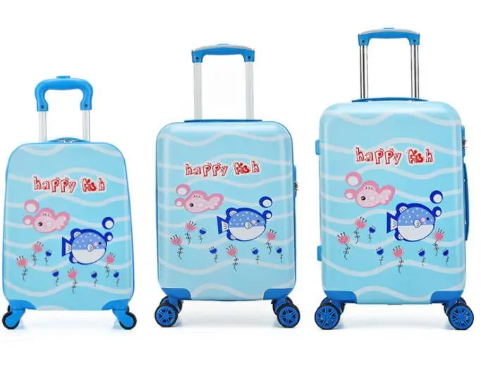 Valise Spinner pour enfants, bagages à main pour enfants, sacs de voyage à roulettes pour filles, bagages à roulettes pour garçons