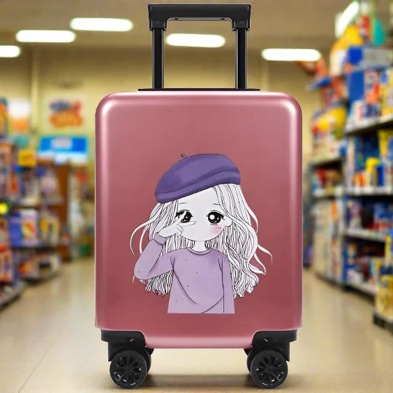 valise avec un beau design de dessin animé