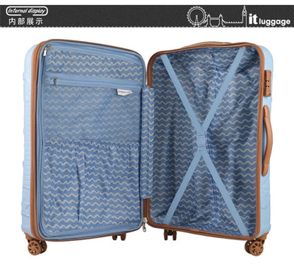 Valise avec impression en relief de plage