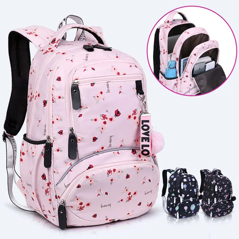 Large school backpack for teenage girls