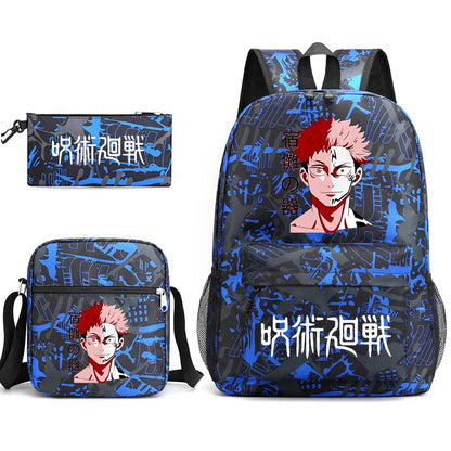 Jujutsu Kaisen  sac à dos, et sac à bandoulière et trousse à crayons