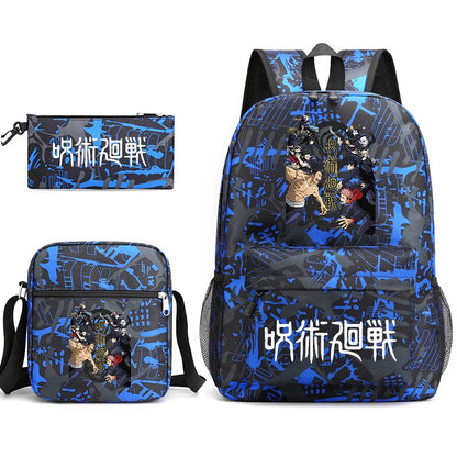 Jujutsu Kaisen  sac à dos, et sac à bandoulière et trousse à crayons