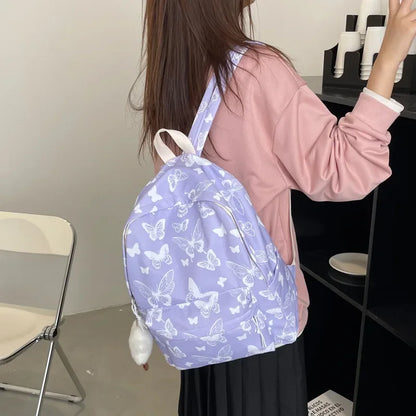 Mode papillon modèle coréen femmes sac à dos