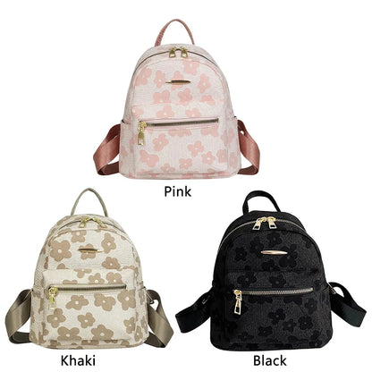 Petit sac à dos pur imprimé floral pour filles