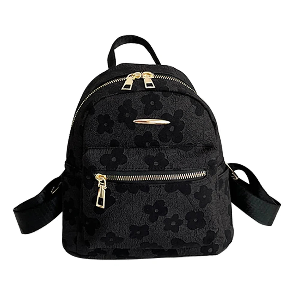 Petit sac à dos pur imprimé floral pour filles