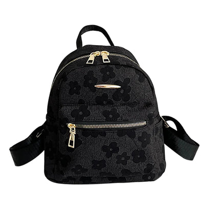 Petit sac à dos pur imprimé floral pour filles