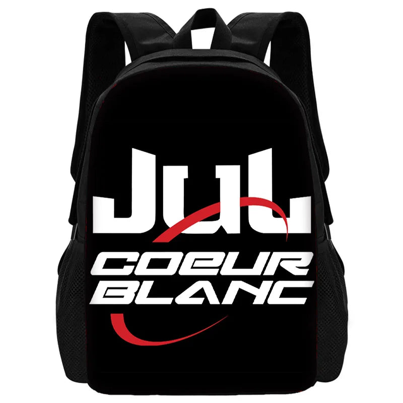 Rapper JuL-Sac à Dos d'École pour Enfant, avec Trousse à Crayons, pour Garçon et Fille, Meilleur Cadeau