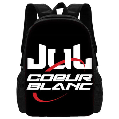 Rapper JuL-Sac à Dos d'École pour Enfant, avec Trousse à Crayons, pour Garçon et Fille, Meilleur Cadeau