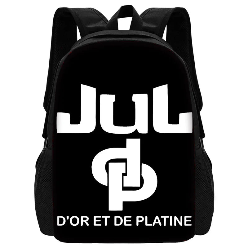 Rapper JuL-Sac à Dos d'École pour Enfant, avec Trousse à Crayons, pour Garçon et Fille, Meilleur Cadeau