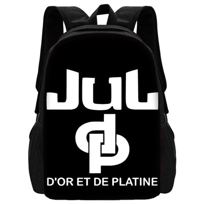 Rapper JuL-Sac à Dos d'École pour Enfant, avec Trousse à Crayons, pour Garçon et Fille, Meilleur Cadeau