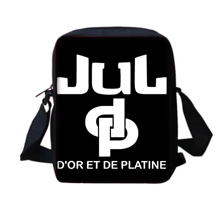 Rapper JuL-Sac à Dos d'École pour Enfant, avec Trousse à Crayons, pour Garçon et Fille, Meilleur Cadeau