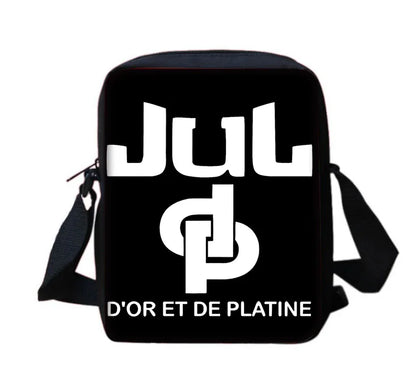 Rapper JuL-Sac à Dos d'École pour Enfant, avec Trousse à Crayons, pour Garçon et Fille, Meilleur Cadeau