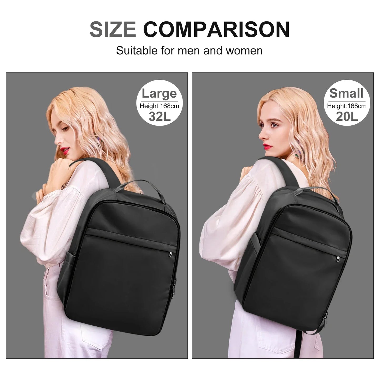 Ryanair-Sac à dos pour ordinateur portable, bagage à main, sac de voyage, 40x20x25, 45x36x20, Easyjet Cabin, femmes et hommes