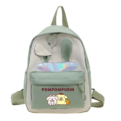 Pompompurin sac à dos d'école orthopédique avec oreilles de lapin