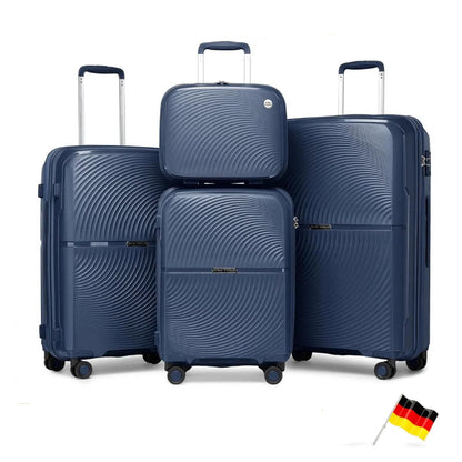 Ensemble de valises, étui rigide en PP, serrure TSA, léger et durable