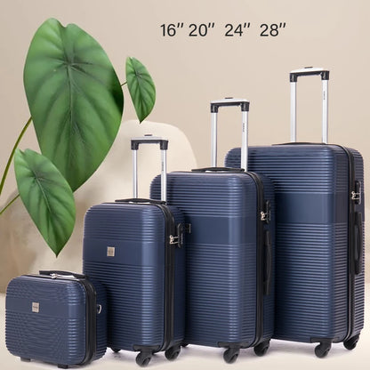 Valise de voyage à roulette, ensemble 4 pièces