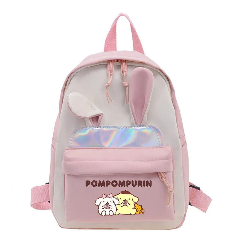 Pompompurin sac à dos d'école orthopédique avec oreilles de lapin