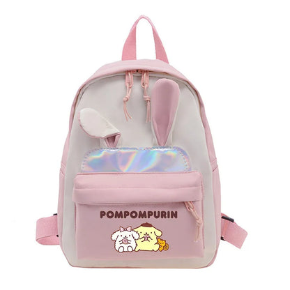 Pompompurin sac à dos d'école orthopédique avec oreilles de lapin