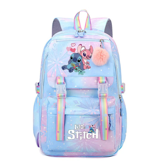 Disney-Sac à dos Lilo et Stitch pour femme, cartable pour garçon et fille, sac à dos pour étudiant, sac à dos pour adolescent, sac à dos pour enfants