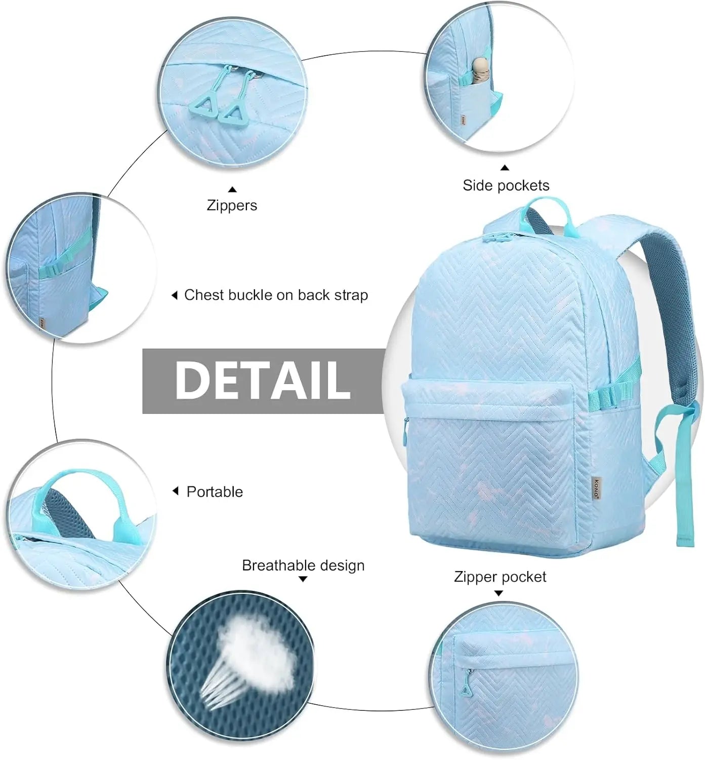 Sac à dos imperméable et léger