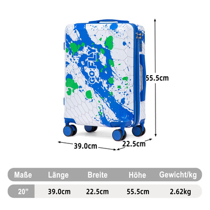 Valise à fermeture éclair à roulettes pour bagages