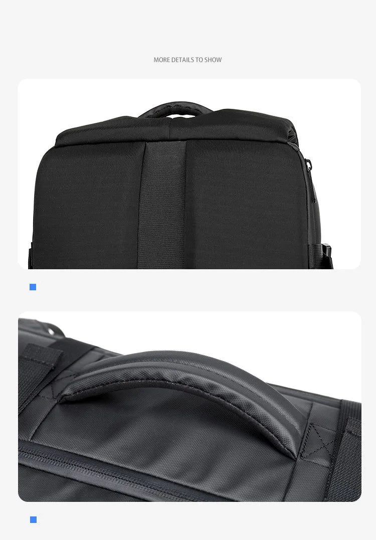 Sac à dos pour ordinateur portable avec écran LED pour homme et femme, sac à dos scolaire intelligent bricolage, voyage d'affaires, 15.6 pouces