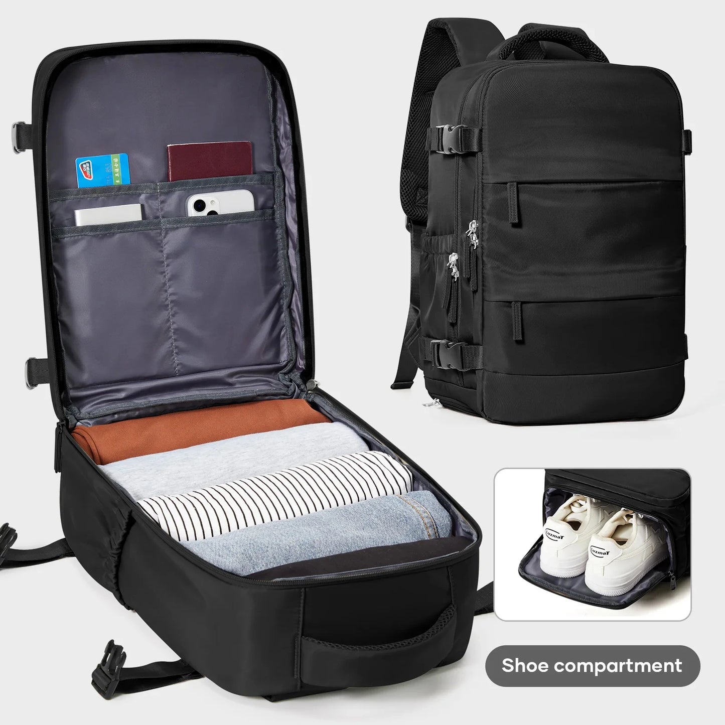 Sac à dos de voyage pour femmes et hommes