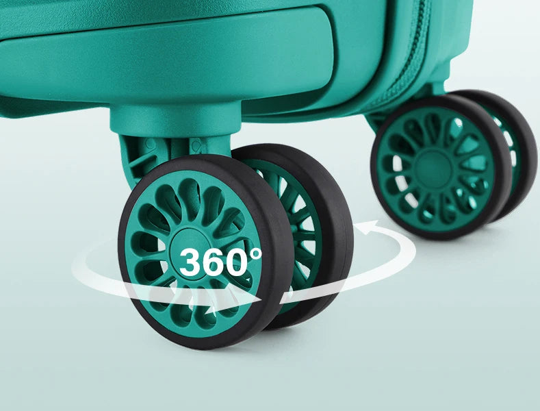 Valise à roulettes légère avec serrure TSA